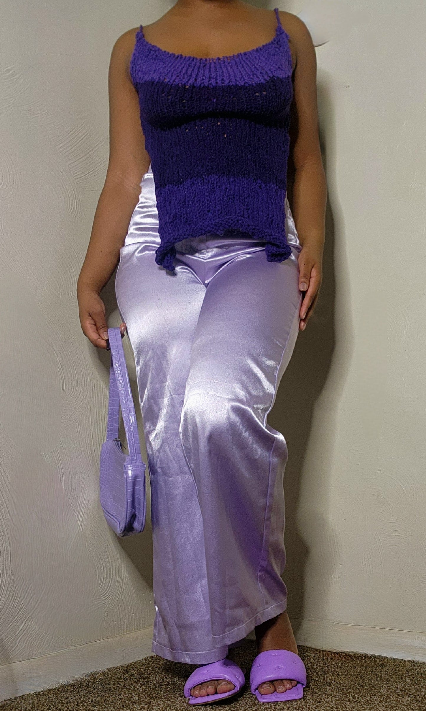 Purple Knitted Top (S/M)