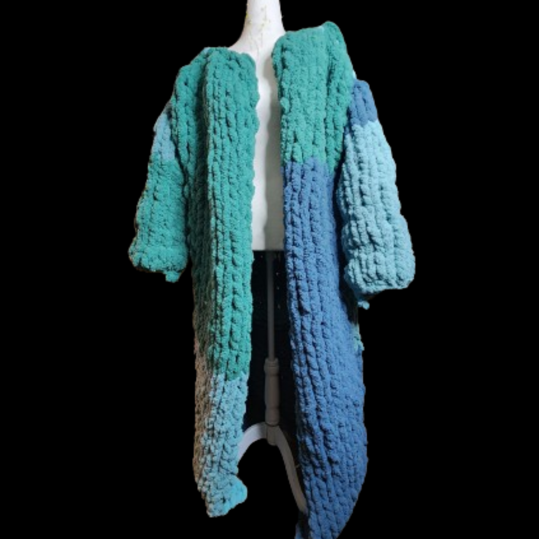 Custom Hand Knit Cardigan