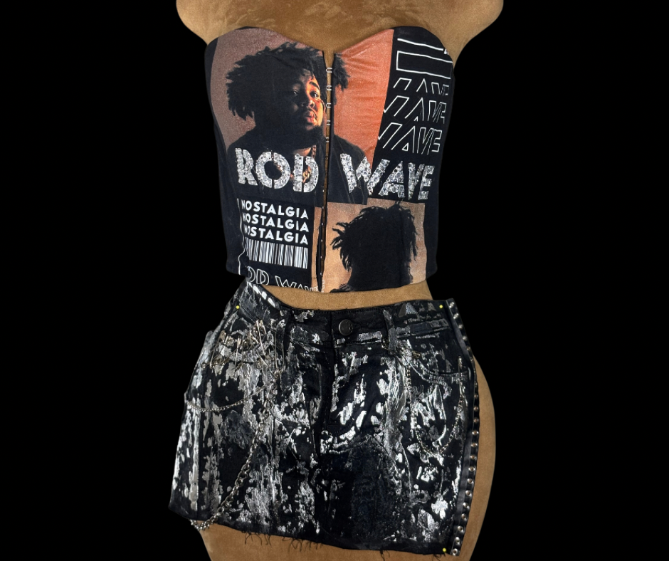 Black Rod Wave corset (XS-M)