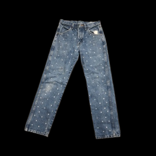 Denim Rhinestones Jeans (26)