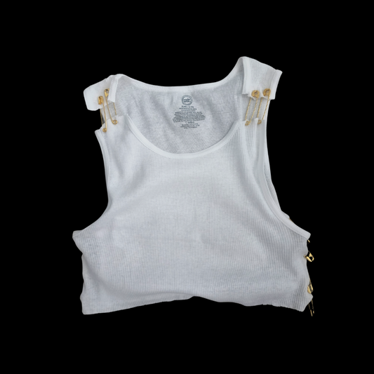 White Tank Crop (S/M)