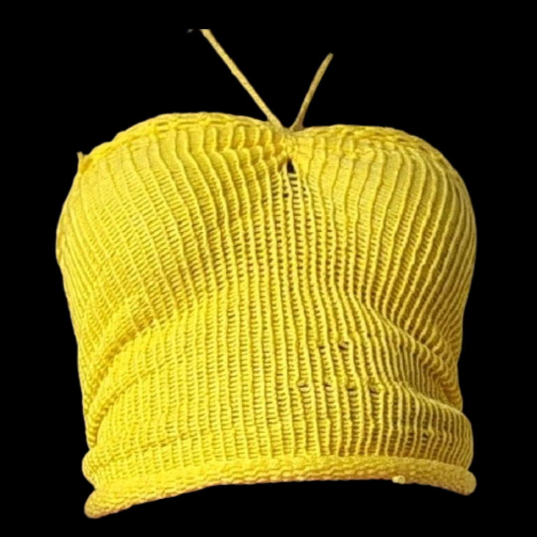 Yellow Knitted Top (S/M)