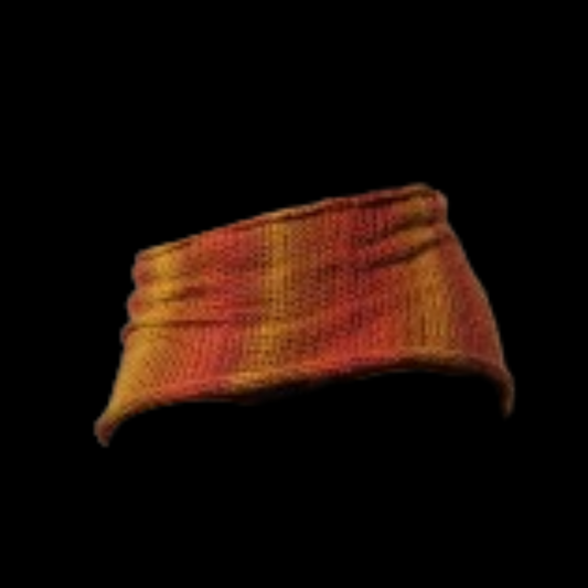 Orange Hue knitted mini skirt (M/L)