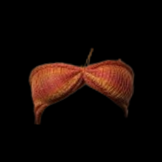 Orange hue knitted top (S/M)